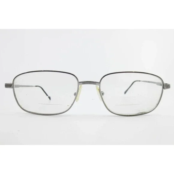 Sferoflex 2086 268 Gunmetal Gray Rectangular Eyeglass Frames 56-17-140 Mens