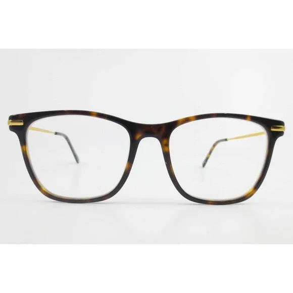 Eyebuydirect Sebastian Tortoise Gold Square Eyeglasses Frames 52-17-145 C1