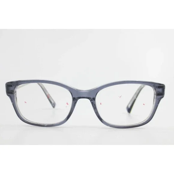 Jones New York VJOP250 Grey Silver Split Temple Eyeglass Frames 49-17-140 Womens