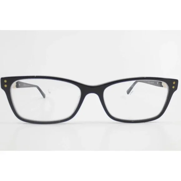 Chelsea Morgan CM 202237 BLK Black Rose Gold Crystal Eyeglass Frames 54-16-140