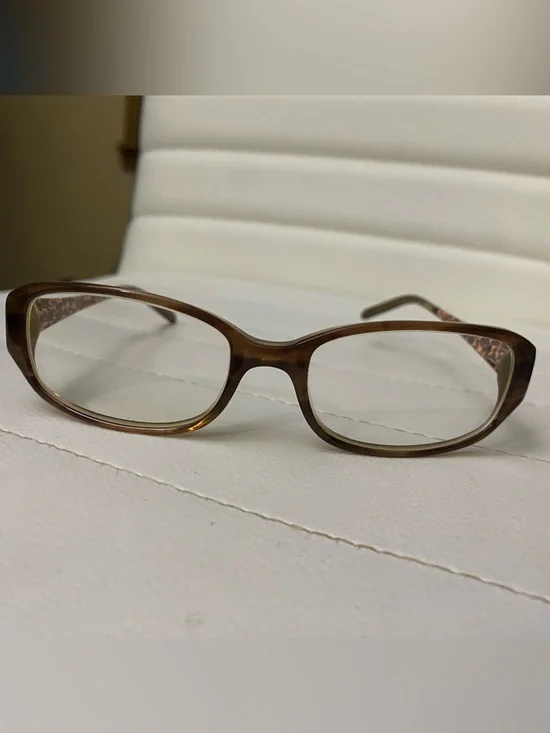 Women's Brown Tortoise Rectangle Reading Glasses