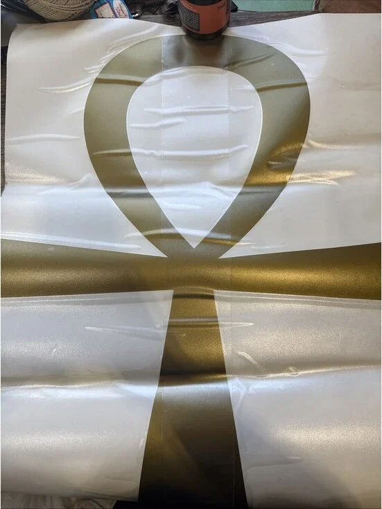 Ankh Cross Symbol Vinyl Wall Decal Transfer   23