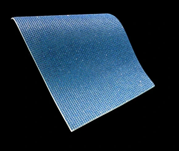 🩵 Light Blue Self-Adhesive Rhinestone Sheet 8 x 4.75 Inch Bling