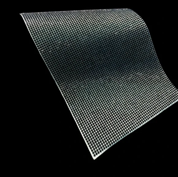 Matte Black Self-Adhesive Rhinestone Sheet 8 x 4.75 Inch (Non-Shiny)