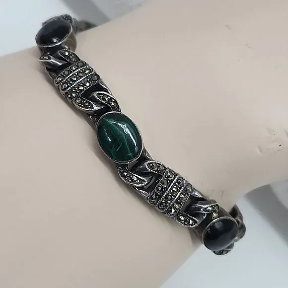 Sterling Silver Marcasite 7