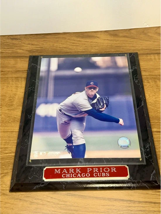 Mark Prior Chicago Cubs Baseball Plaque 11x14 MLB Wall Decor Memorabilia