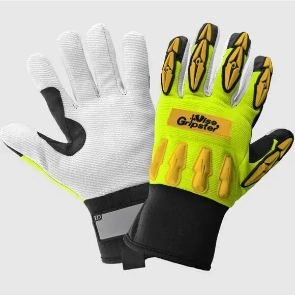 Global Glove Vise Gripter High-Visibility Impact Resistant Glove‎ 2XL/11 Pair