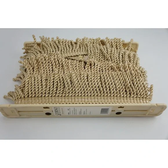 Conso Woven Bullion Fringe 18 Yards‎ Tan 3