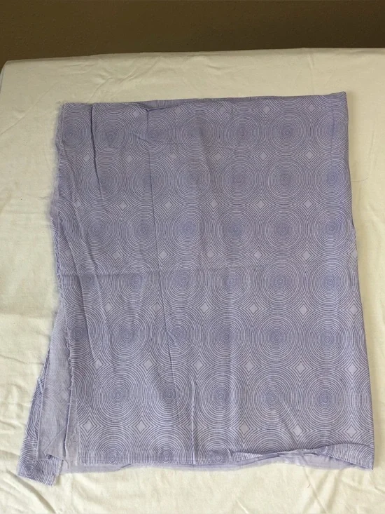 1 yard Cotton Fabric - Lavender Circular Pattern (F02)