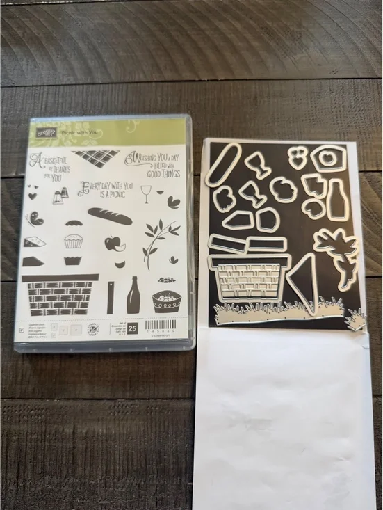 Stampin’ Up Picnic With You stamp set and Picnic Basket Builder Framelits Dies