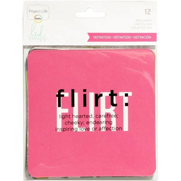 Project Life Definition Cards 4