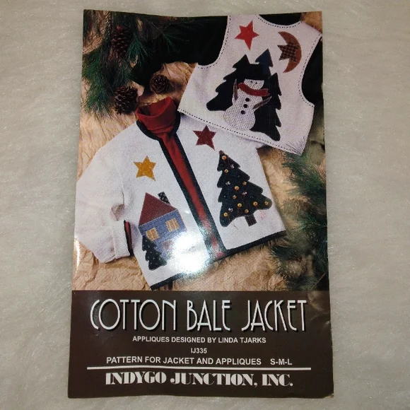 Indigo Junction Cotton Bale Jacket with appliques Size S-M-L