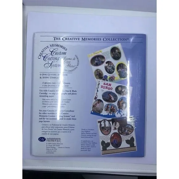 creative memories oval cutting patterns new