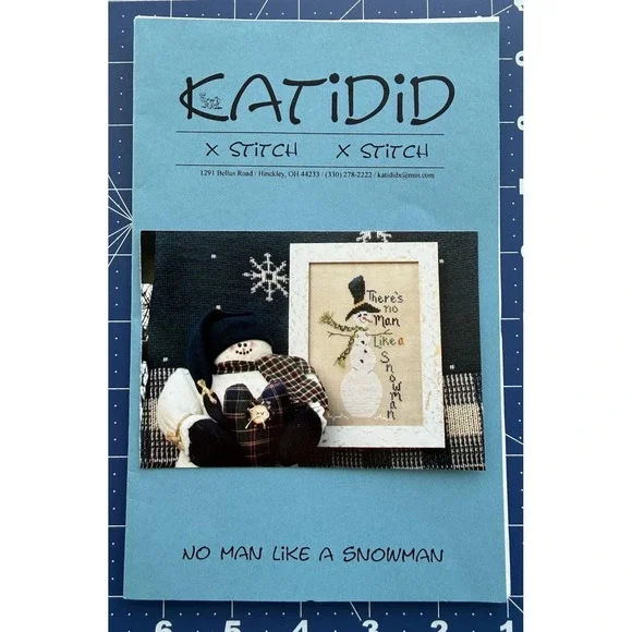 Katidid‎ No Man Like A Snowman Cross Stitch Chart