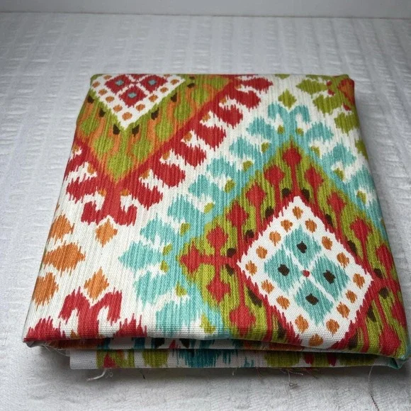 RICHLOOM ORIGINAL SCREEN PRINT DESIGN BOHO Bright Multi Color FABRIC  22