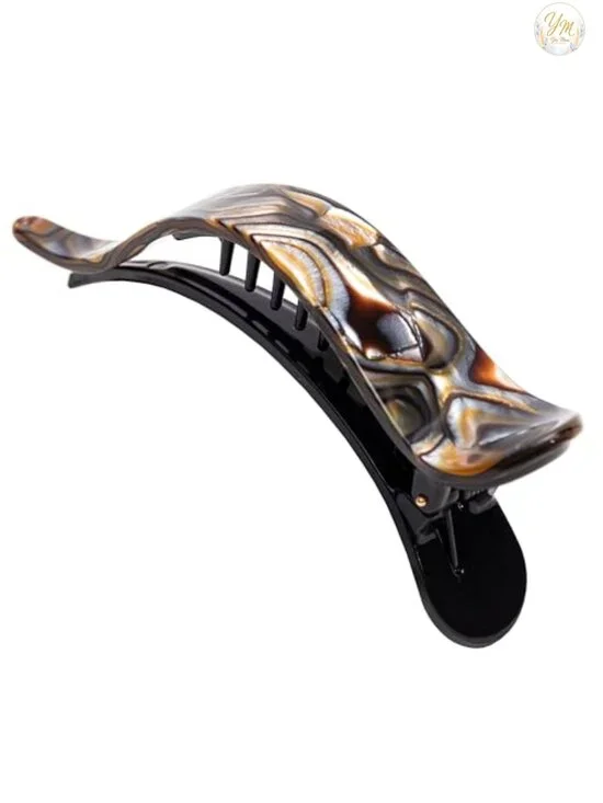 Handmade Cellulose Acetate Duckbill Hair Clip, Strong Non-Slip Jaw Clip for