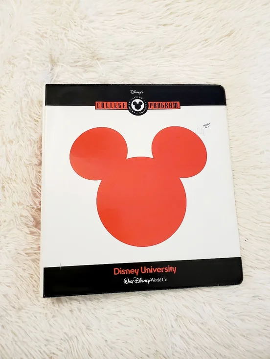 Disney University College Program Binder