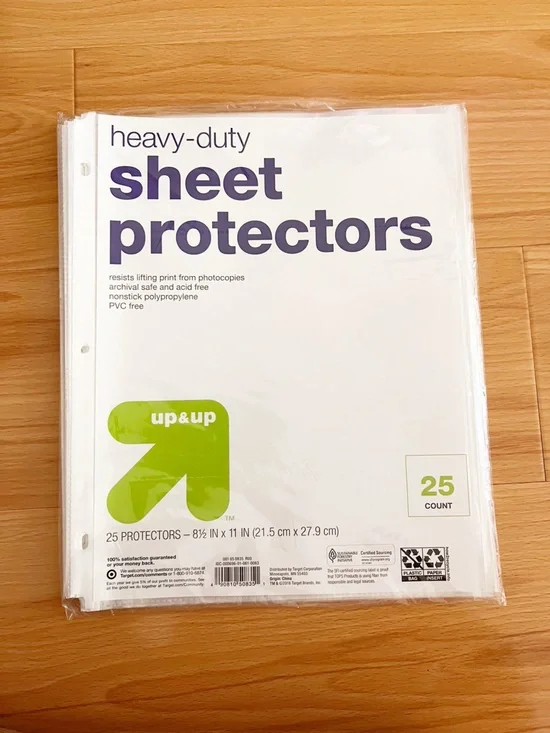 Sheet Protectors