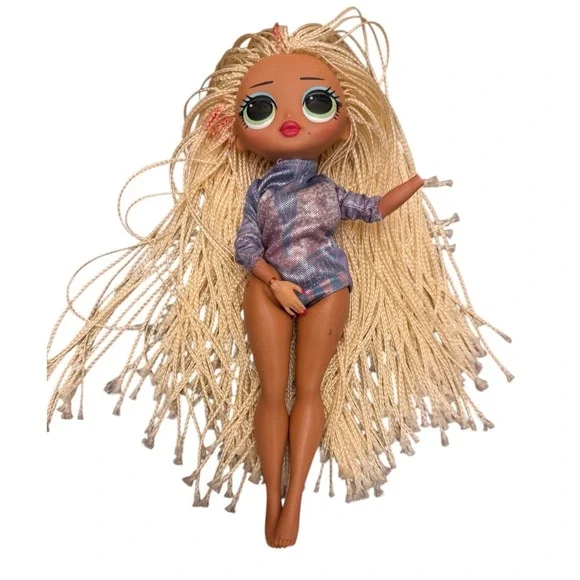 Lol Surprise‎ Omg Doll Big Sister Swag Blonde Braided Hair. Missing One Hand