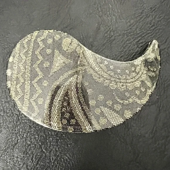 Vintage Made in France Paisley Acrylic Hair Barrette Clip Large Eclectic‎