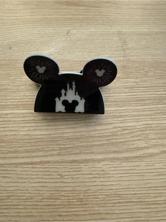 Black Disney Mickey Mouse Ear Castle Clip