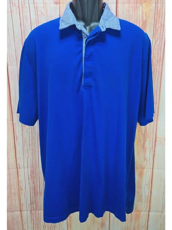 Ralph Lauren Polo Golf Mens Blue Vintage Lisle Polo Size XL