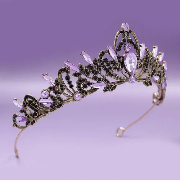 Purple Tiara crown vintage