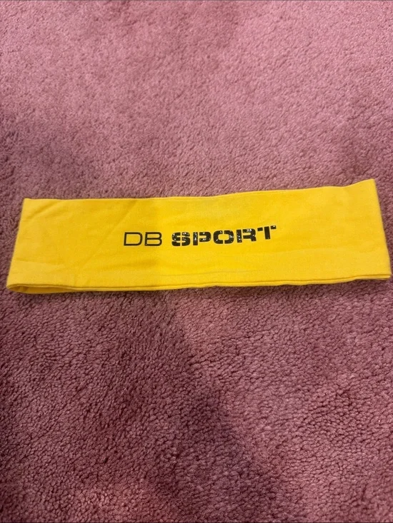 DB Sport Yellow Performance Headband