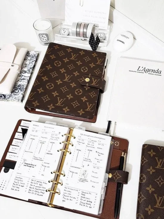 🆕 MM 6 Ring Planner Inserts Refills LV Medium Calendar 2026 2027 To Do Journal