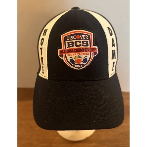 Discover 2013 BCS National Championship Hat OSFA Collector Notre Dame vs Alabama