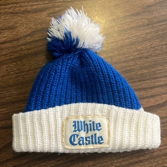White Castle VINTAGE Knit Beanie Hat