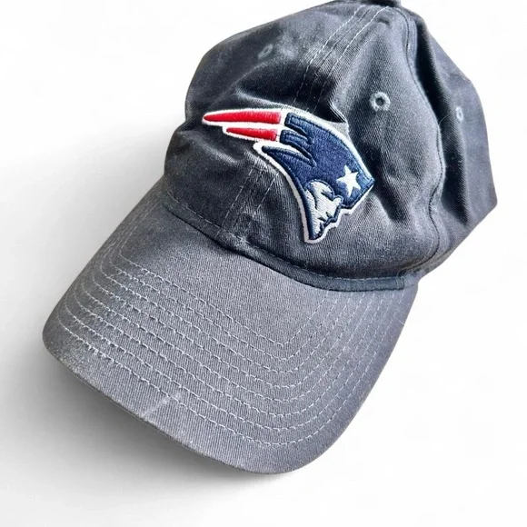 New Era Gray 9TWENTY New England Patriots distressed hat Cap