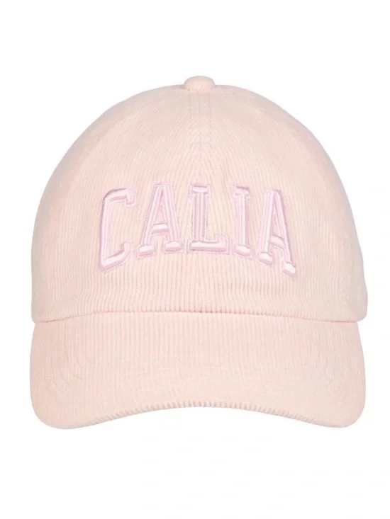 Calia NWT Womens Pastel Pink Corduroy Cap with CALIA Embroidery