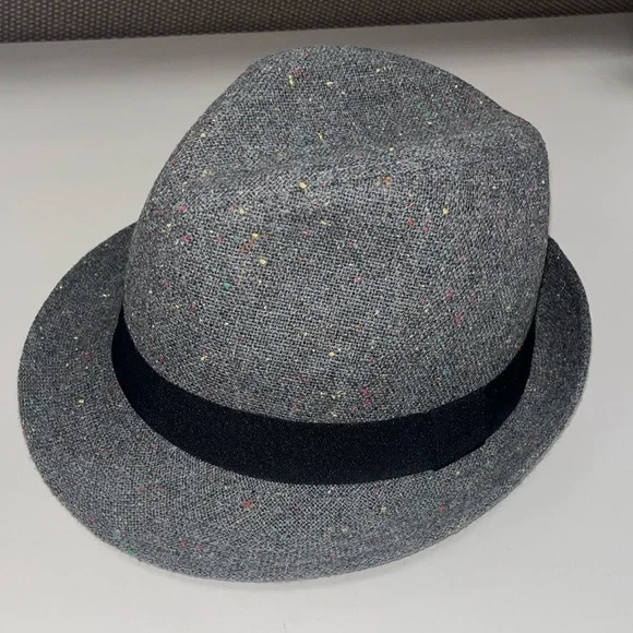 Goodfellow & Co unisex grey flecked fedora hat size L/XL