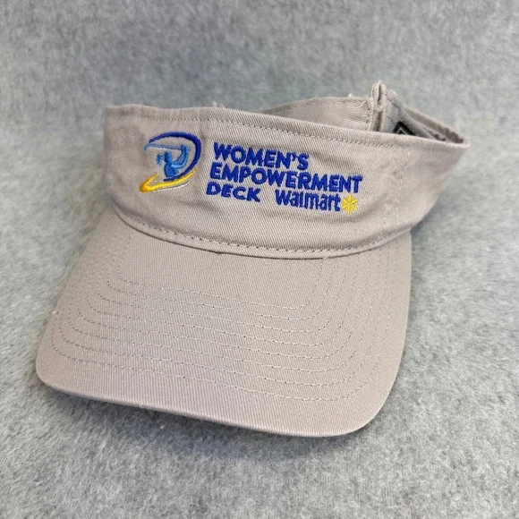Women's Empowerment Deck Womens Grey Walmart Visor Hat Adjustable OSFM