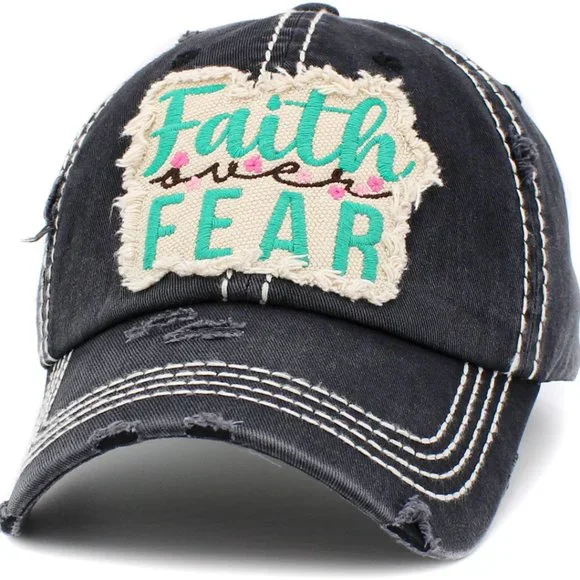 ❤️NWT❤️ Faith Over Fear Vintage Ballcap