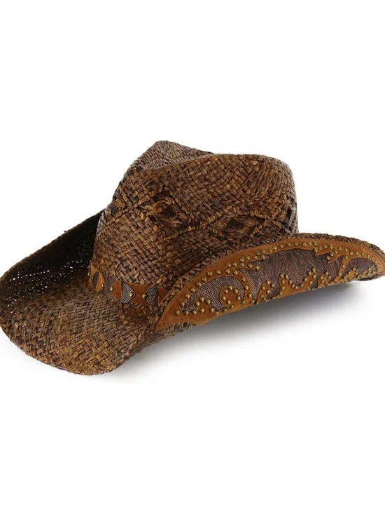 SHYANNE WOMEN'S EMBELLISHED BRIM STRAW HAT