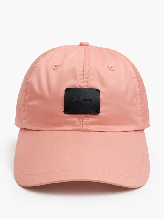 NWT‎ AllSaints Coral Pink Logo Cap
