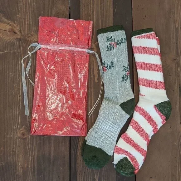 Merino Wool blend Socks 2 pair Made in USA Unisex.