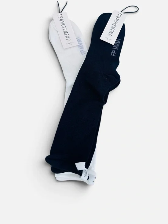 NWT Free People Crew Sock in Black
