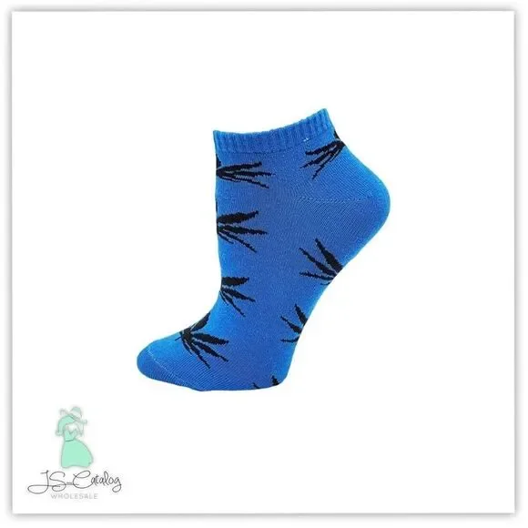 🌳 2 FOR 💲15 🌳 Weed Leaf Print Ankle Socks