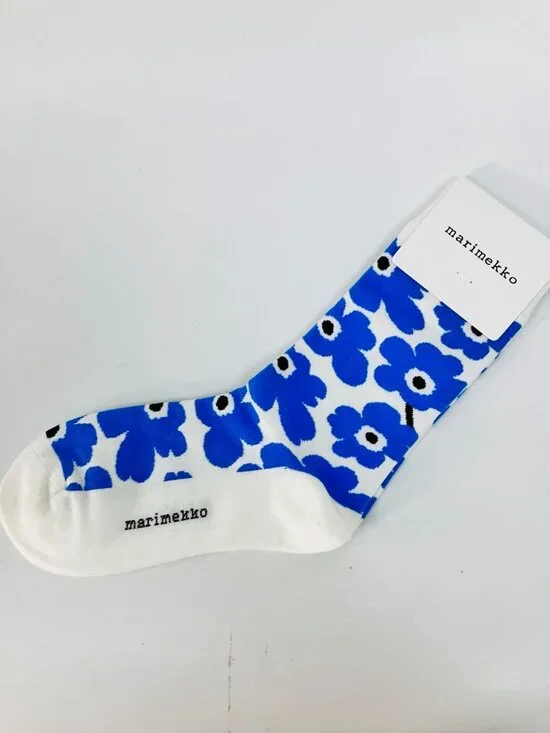 Marimekko Socks Women's Flower Printed Middle Socks 1pc