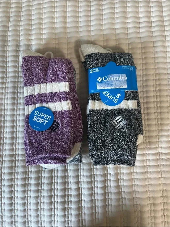 4 pairs NWT Columbia super soft women’s
