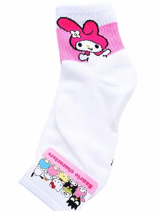 3/$25 Sanrio My Melody Women’s Casual Crew Socks