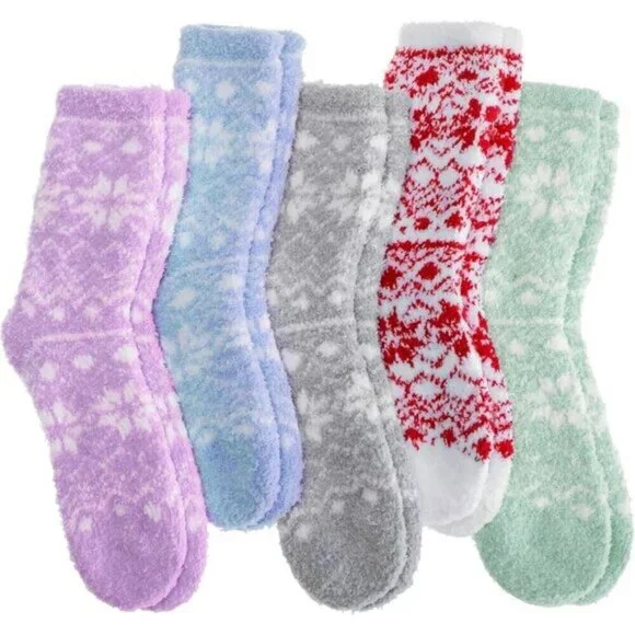 Fuzzy Slipper Socks Thick Warm Fluffy Sleep Home Socks Men Women 2 Sizes