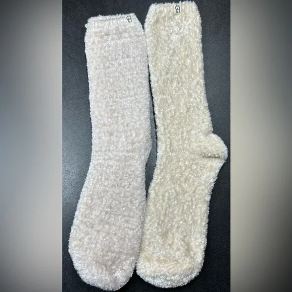 Womens UGG Cozy Chenille Socks - Seashell Pink, One Size