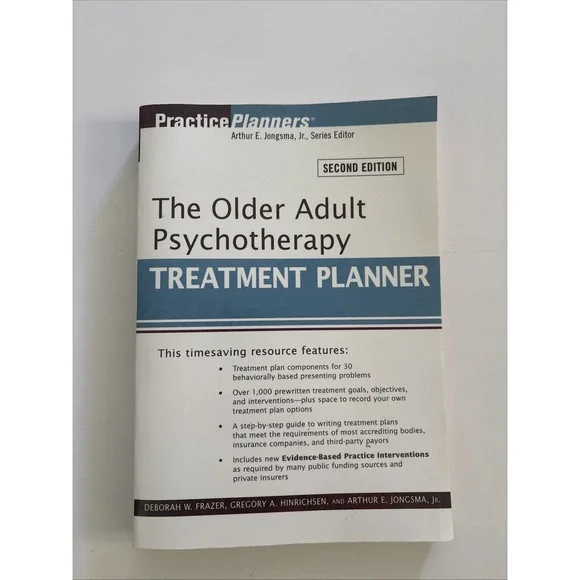 The Older Adult Psychotherapy Treatment Planner EUC No Writing/Highlights Inside