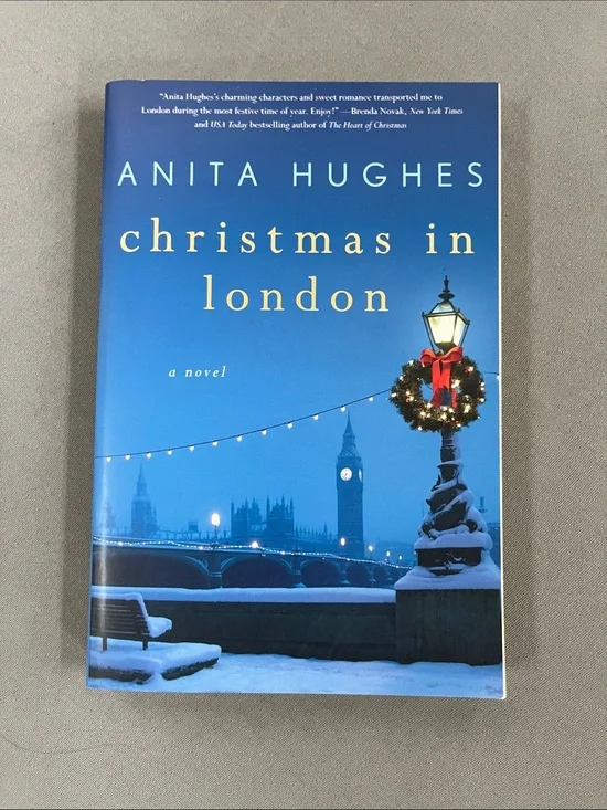 Christmas in London Hardcover Journal - Blue Cover