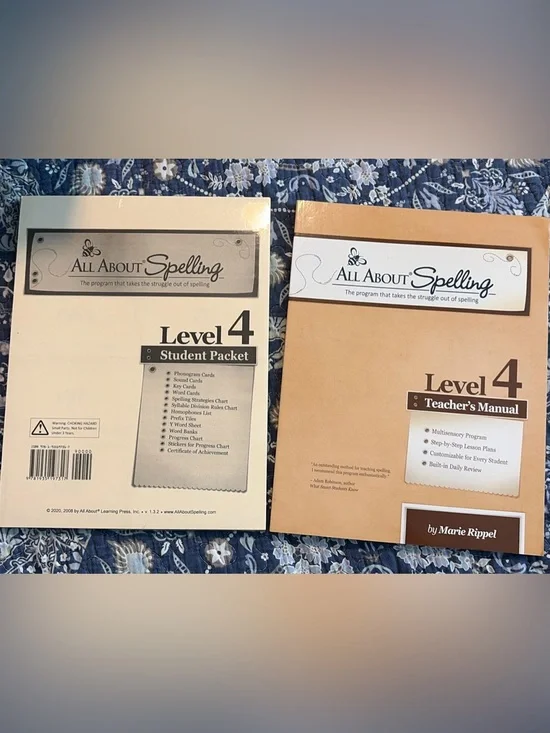Level 4 Student Packet & Teacher's Manual - Cream