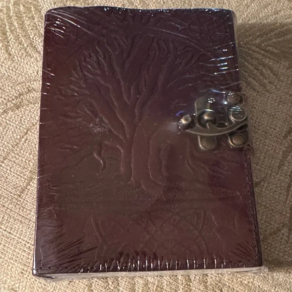 Embossed Leather Tree of Life Journal